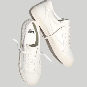 New Madewell Sidewalk Low-Top Sneakers in Leather NE653