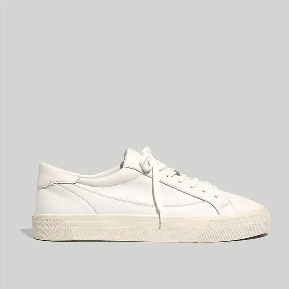 New Madewell Sidewalk Low-Top Sneakers in Leather NE653