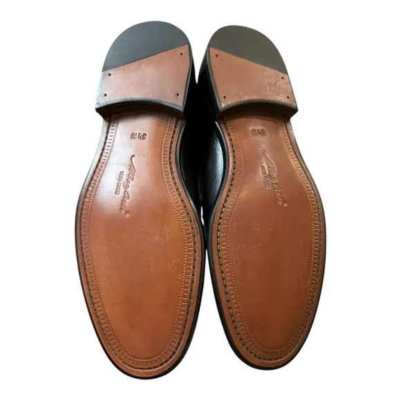 New Mezlan Coruna Men's Black Leather Slip-on Loafers Dress Shoes 8.5  8.5M