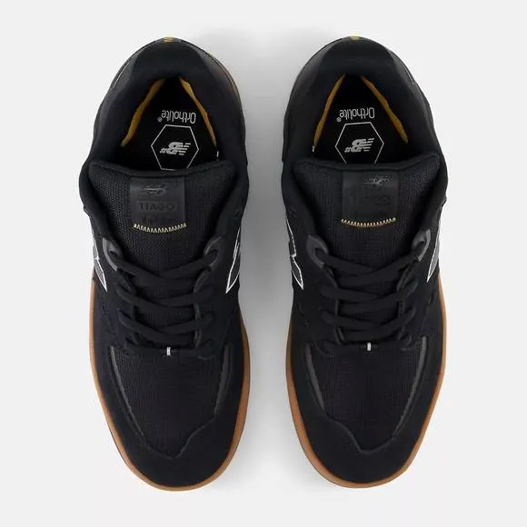 NEW NEW BALANCE men's numeric tiago 1010 skate shoes in black gum