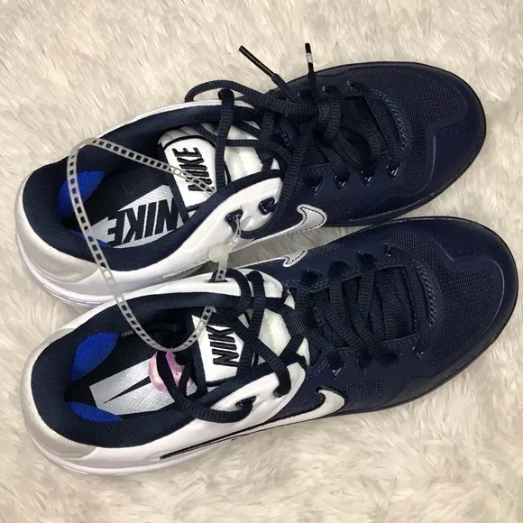 NEW Nike Zoom Air Alpha Baseball Cleats Navy Blue