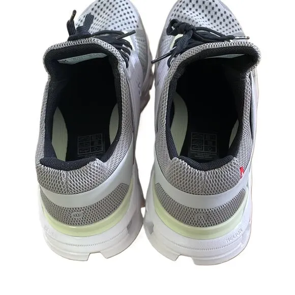 NEW NWOT ON Cloudswift Gray White Mesh Lace Up CloudTec Running Shoes Womens 9.5