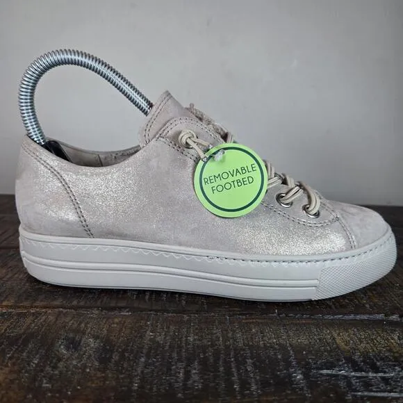 NEW Paul Green Hadley Womens Size 6 US Platform Sneaker Shoes Gray (3.5 UK)