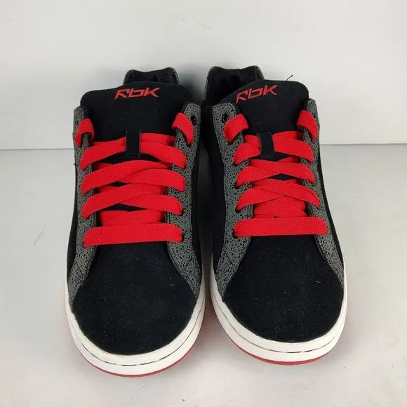 New Rare Vintage Reebok Musika Black Red Skate Shoes 2004 mens size 8