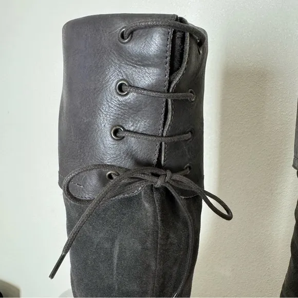 New! Retail $225 Vero Cuoio Suede Leather Knee High/Over Knee Boots Size 9.5M
