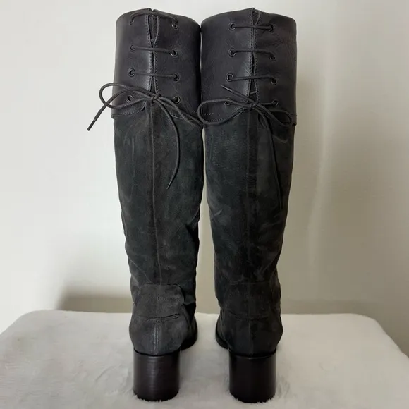 New! Retail $225 Vero Cuoio Suede Leather Knee High/Over Knee Boots Size 9.5M