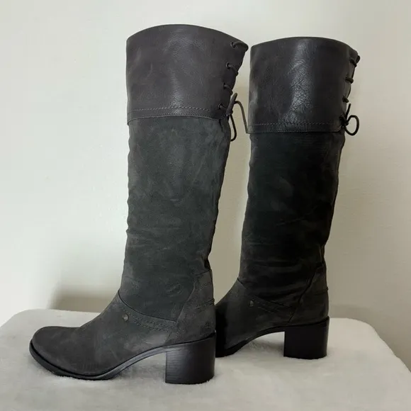 New! Retail $225 Vero Cuoio Suede Leather Knee High/Over Knee Boots Size 9.5M