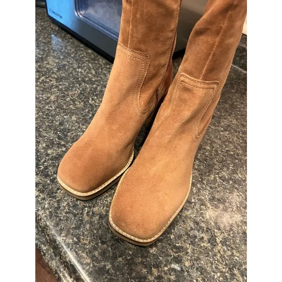 New Seychelles Overheard Suede Over-the-Knee Boots Brown
