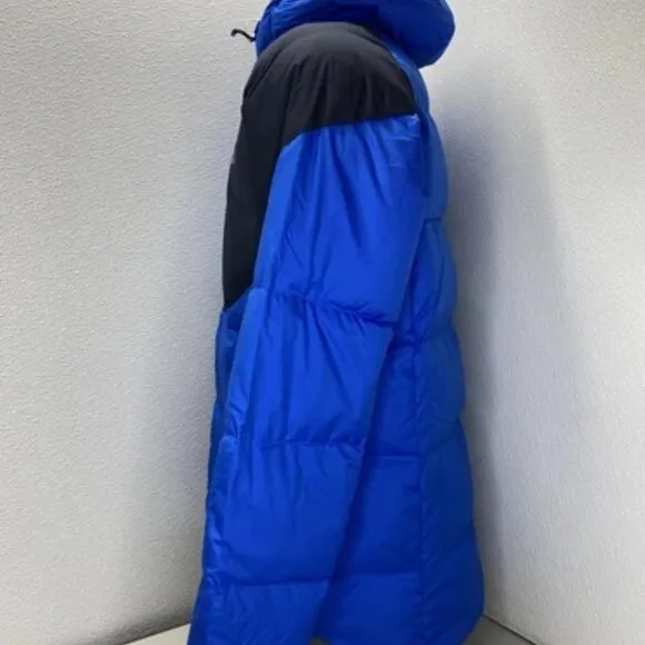 NEW SWIX Mens Jacket Active Blue/Dark Navy Size XL Focus Down Puffer Hooded Zip