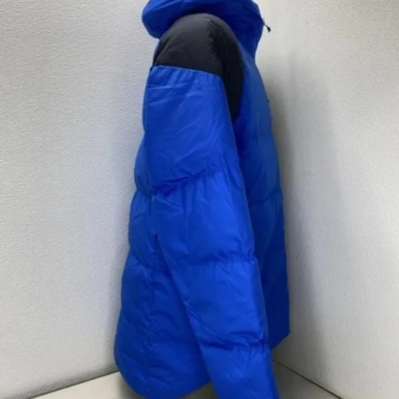 NEW SWIX Mens Jacket Active Blue/Dark Navy Size XL Focus Down Puffer Hooded Zip