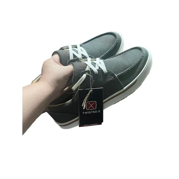 New! Twisted X Men’s Shoes Low Top Green Camo 9.5 Kicks MCA0050