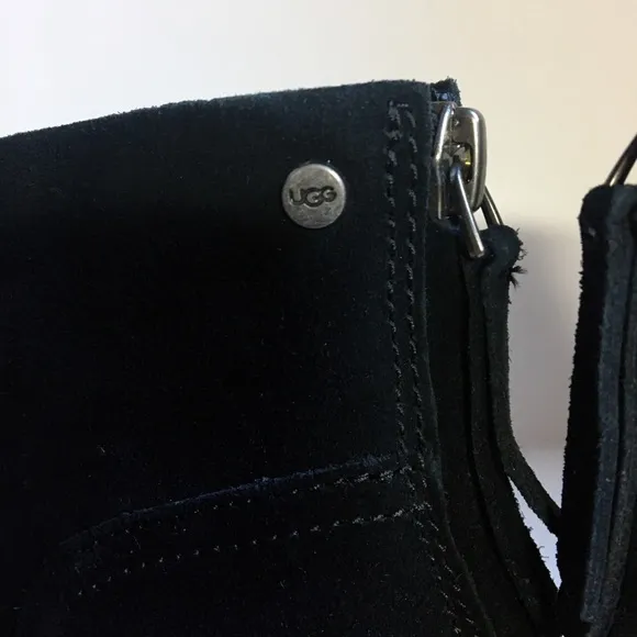 New UGG Bandara Ankle Suede Boots Black