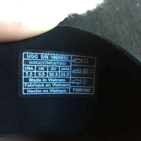 New UGG Bandara Ankle Suede Boots Black
