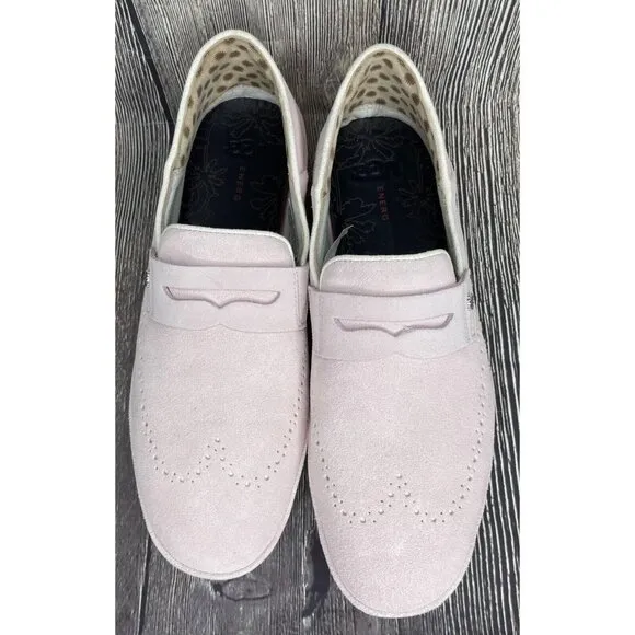 NEW UGG Cali Penny Suede Slip On Driver Loafer Shoes Rosetta Pink Men's 11.5