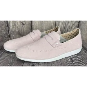 NEW UGG Cali Penny Suede Slip On Driver Loafer Shoes Rosetta Pink Men's 11.5