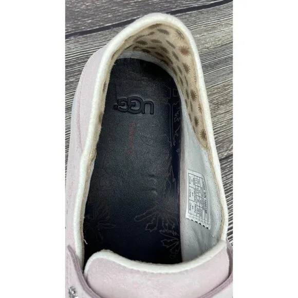NEW UGG Cali Penny Suede Slip On Driver Loafer Shoes Rosetta Pink Men's 11.5