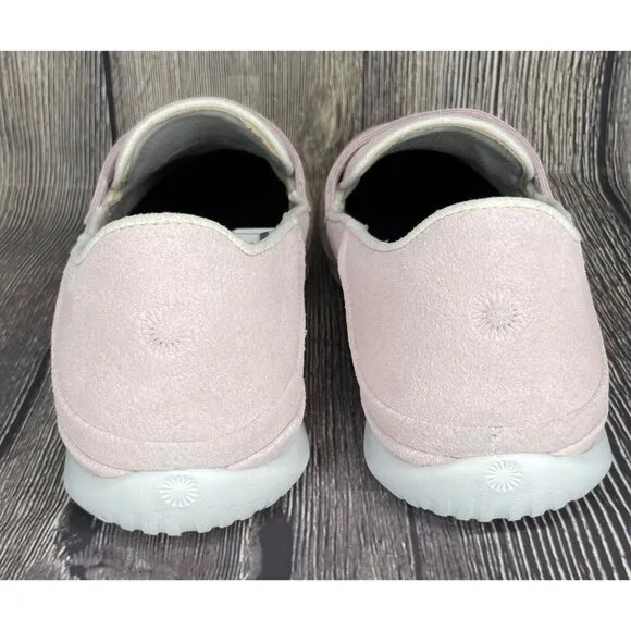NEW UGG Cali Penny Suede Slip On Driver Loafer Shoes Rosetta Pink Men's 11.5