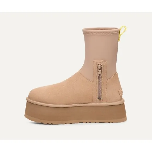NEW UGG CLASSIC DIPPER CHESTNUT BOOTS SIZE 10