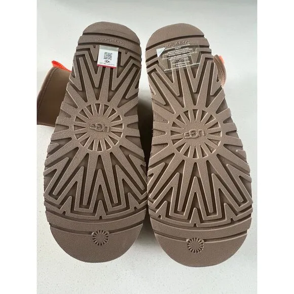 NEW UGG CLASSIC DIPPER CHESTNUT BOOTS SIZE 10