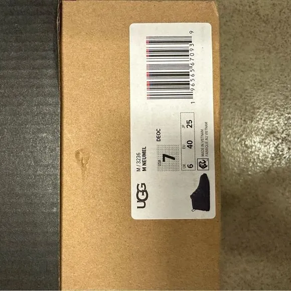 New Ugg Neumel Deep Ocean Suede Chukka Boots 7