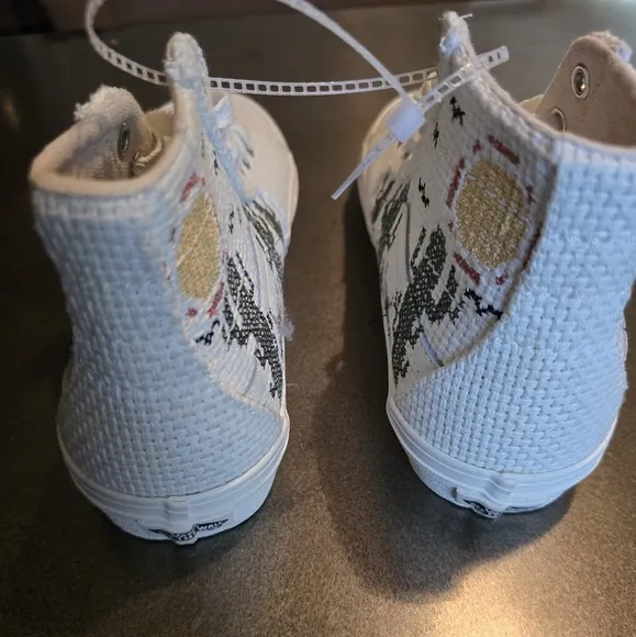 New Vans Eco Authentic VR3 Desert Cactus Sun Embroidery Shoes High tops. W8.5 M7