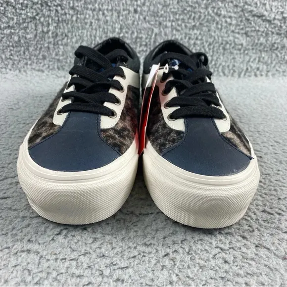 NEW Vans Shoes Bender Bold Ni Mens 6 Women 7.5 Low Skate Panther Black Platform‎