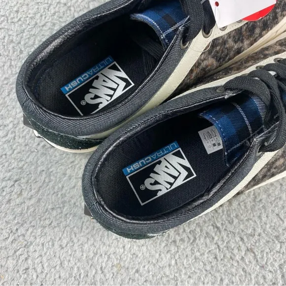 NEW Vans Shoes Bender Bold Ni Mens 6 Women 7.5 Low Skate Panther Black Platform‎