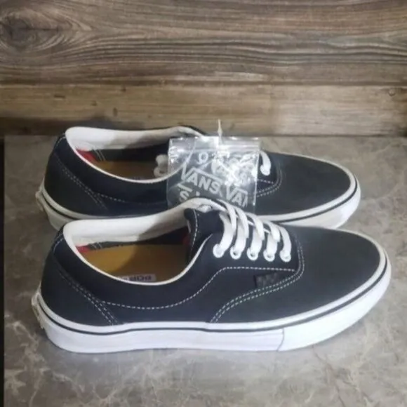 New Vans Skate Era Twill Raven Black Sneakers Casual Skateboarding Shoes