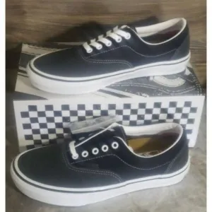 New Vans Skate Era Twill Raven Black Sneakers Casual Skateboarding Shoes