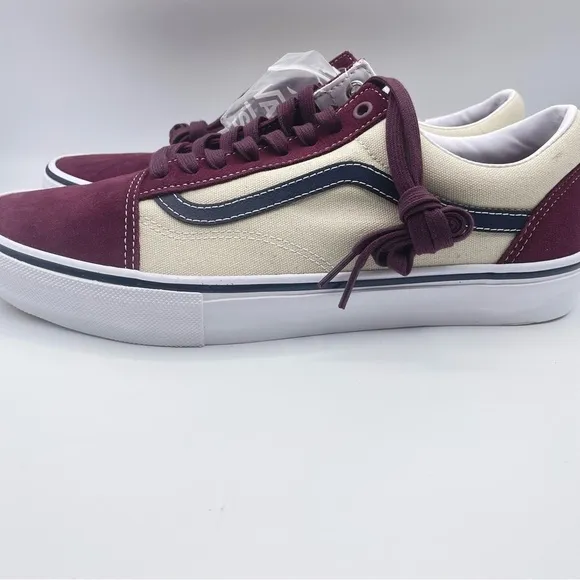 New VANS Skate Old Skool Shoes Mauve Wine Men’s Size 12