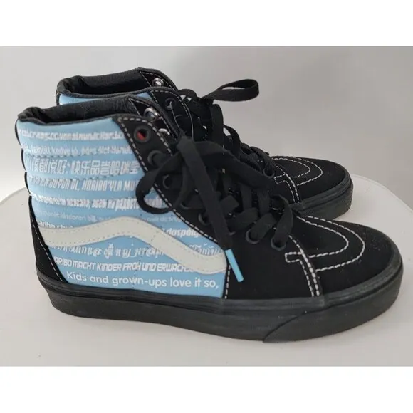 NEW Vans X Haribo Sk8-Hi Shoes Black/Blue Gummy Bear High Tops