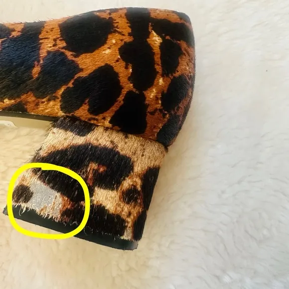 Next Signature slip on Leopard Print Leather Shoes