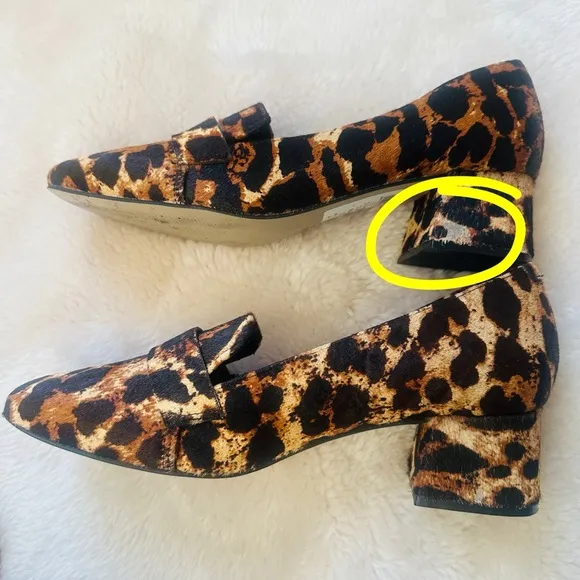 Next Signature slip on Leopard Print Leather Shoes