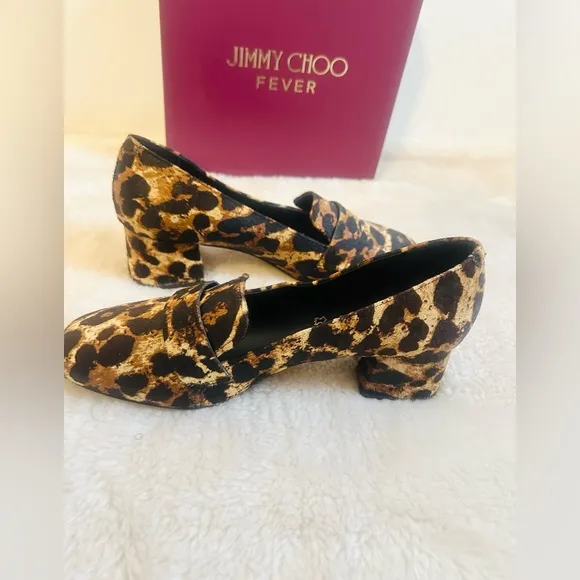 Next Signature slip on Leopard Print Leather Shoes