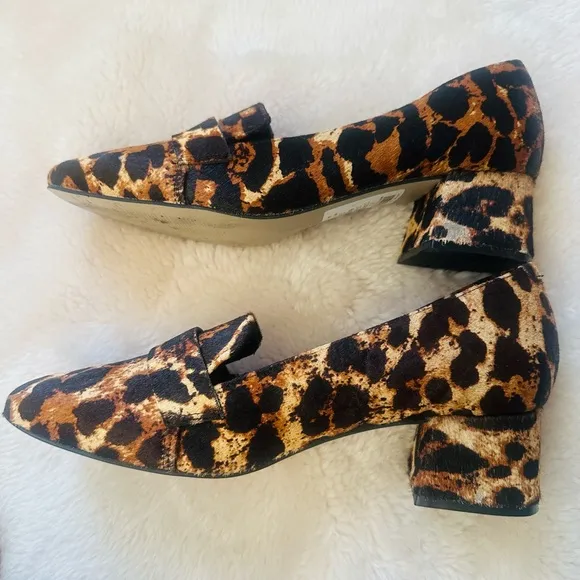 Next Signature slip on Leopard Print Leather Shoes