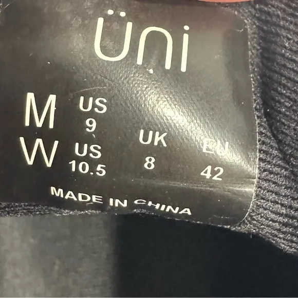 Üni unisex non-skid nurse sneakers men’s 9/womens 10.5