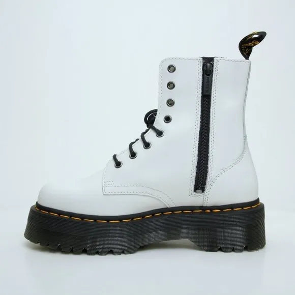 NIB Dr. Martens Jadon Polished Smooth Leather Platforms Boots