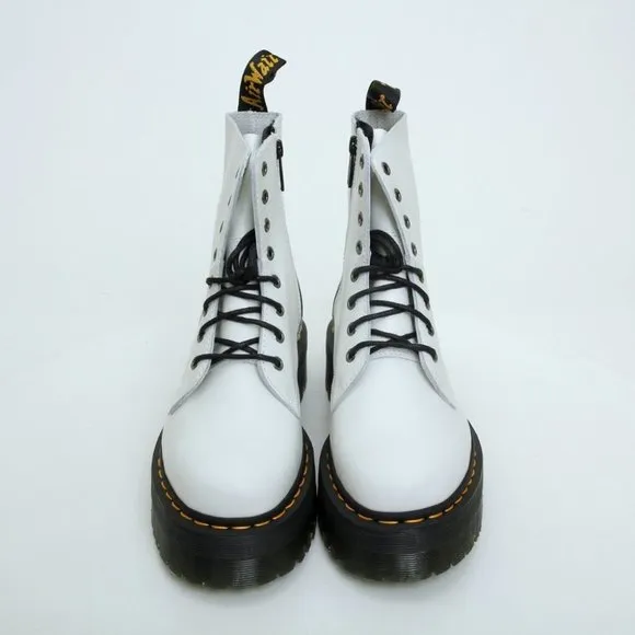 NIB Dr. Martens Jadon Polished Smooth Leather Platforms Boots