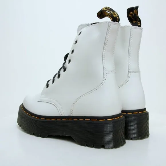 NIB Dr. Martens Jadon Polished Smooth Leather Platforms Boots