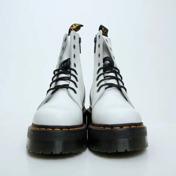 NIB Dr. Martens Jadon Polished Smooth Leather Platforms Boots