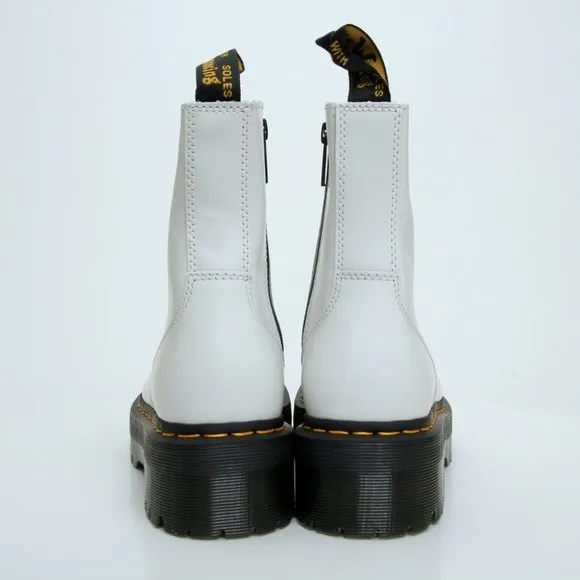 NIB Dr. Martens Jadon Polished Smooth Leather Platforms Boots