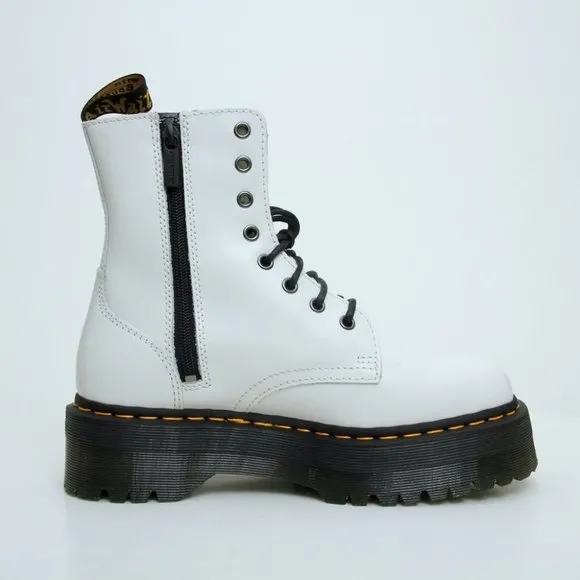 NIB Dr. Martens Jadon Polished Smooth Leather Platforms Boots