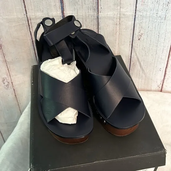 NIB Rag &amp; Bone Hester Leather Ankle Strap Sandal