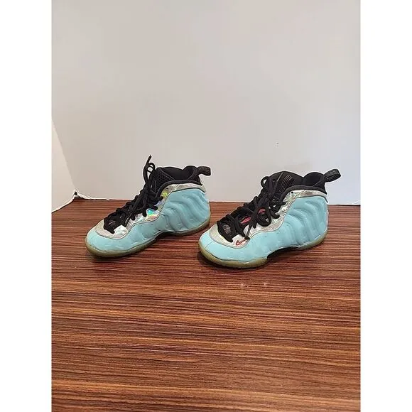 Nike 1Y Little Posite One Mix‎ Tape DH6490-400 Blue Basketball Shoes Sneakers