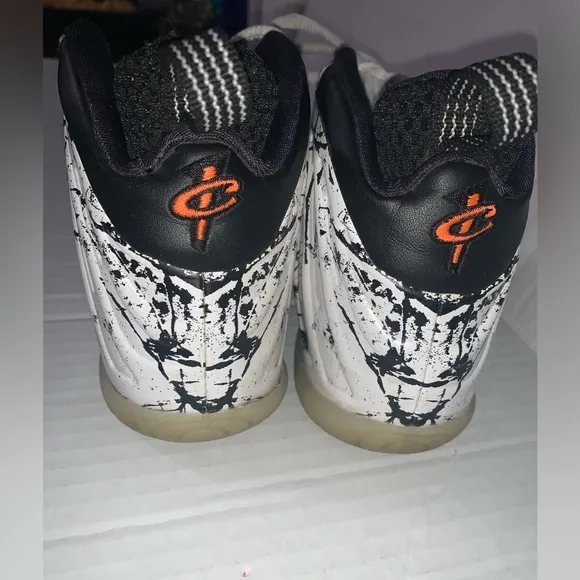 Nike Air Foamposite One Black Orange Basketball Shoes