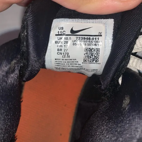 Nike Air Foamposite One Black Orange Basketball Shoes