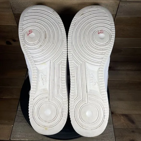 Nike Air Force 1 High 07 Mens Size 13 Triple White Sneakers Shoes