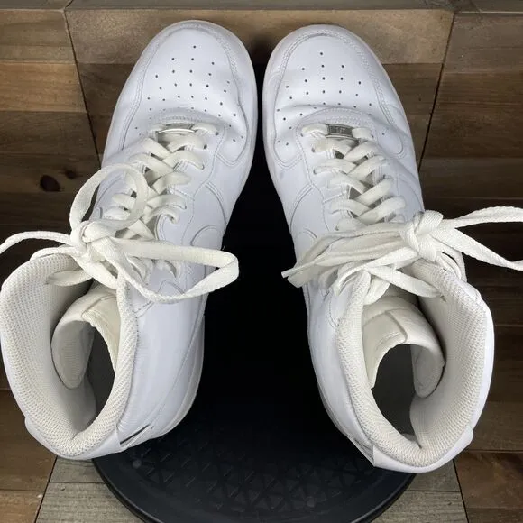 Nike Air Force 1 High 07 Mens Size 13 Triple White Sneakers Shoes