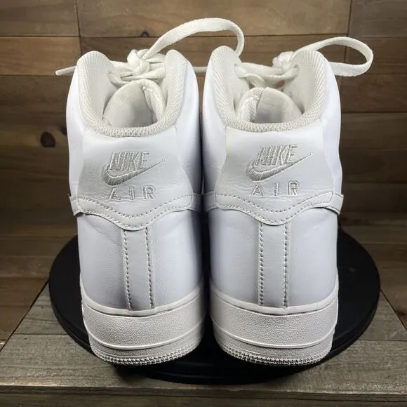 Nike Air Force 1 High 07 Mens Size 13 Triple White Sneakers Shoes