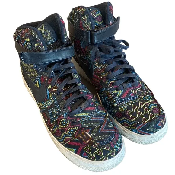 Nike Air Force 1 High Black History Month 2016 Multi Print High Tops 15